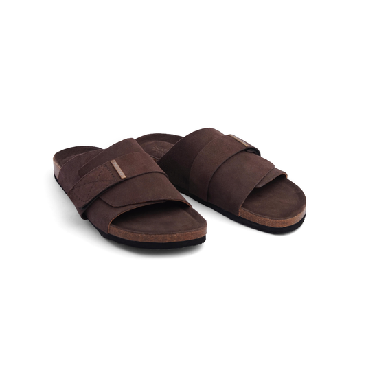 PELLII Kyoto - Choco Suede Sandal