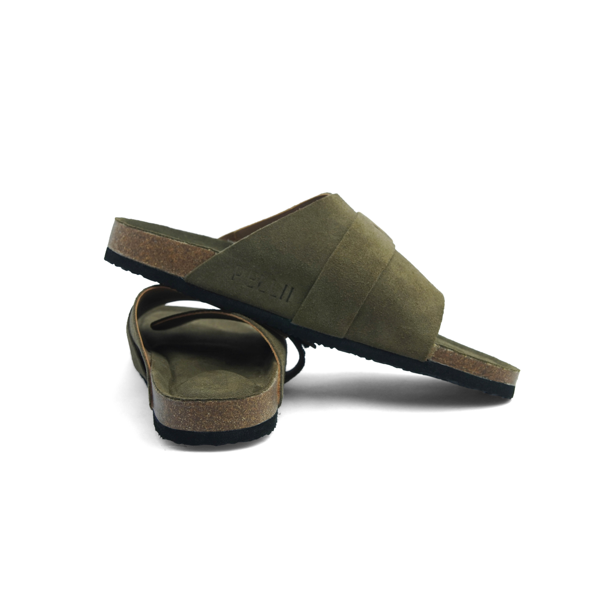 PELLII Kyoto - Olive Suede Sandal