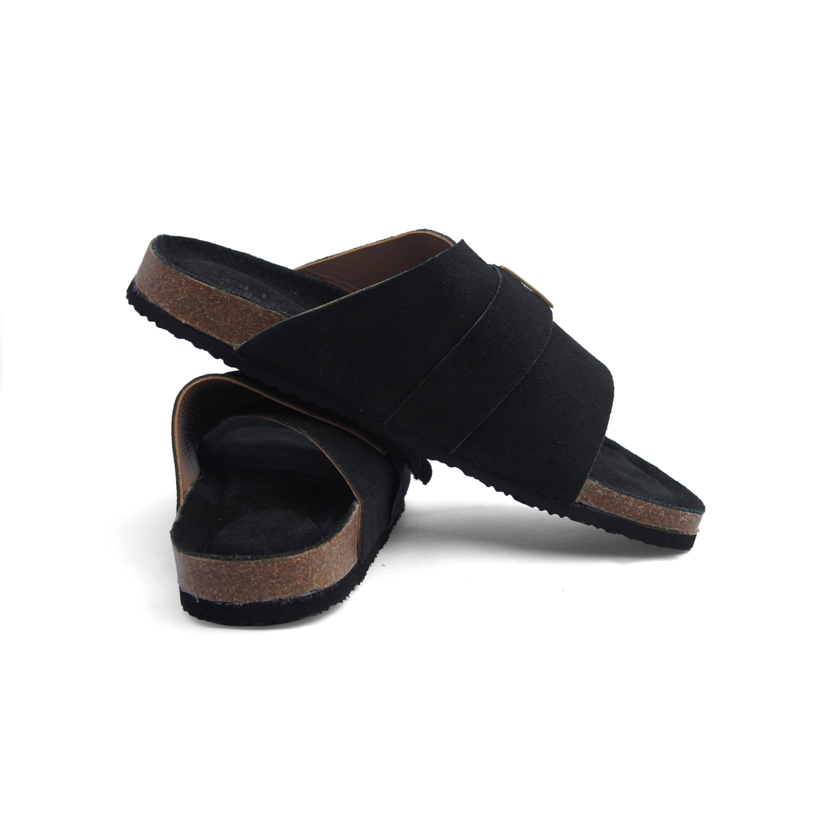 PELLII Kyoto - Black Suede Sandal