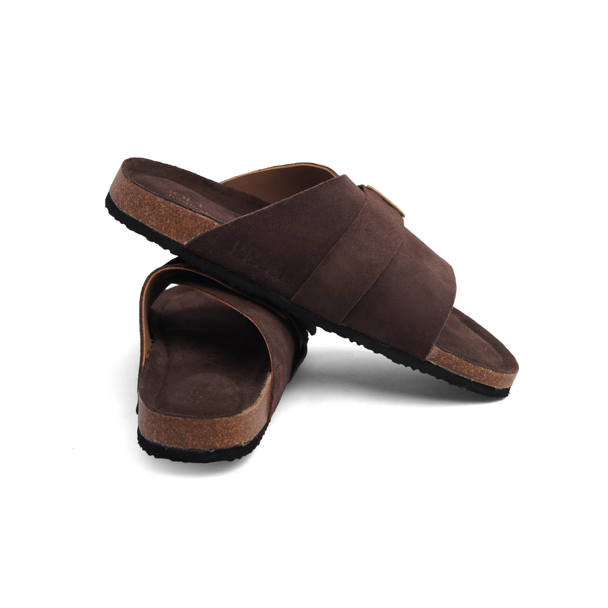 PELLII Kyoto - Choco Suede Sandal
