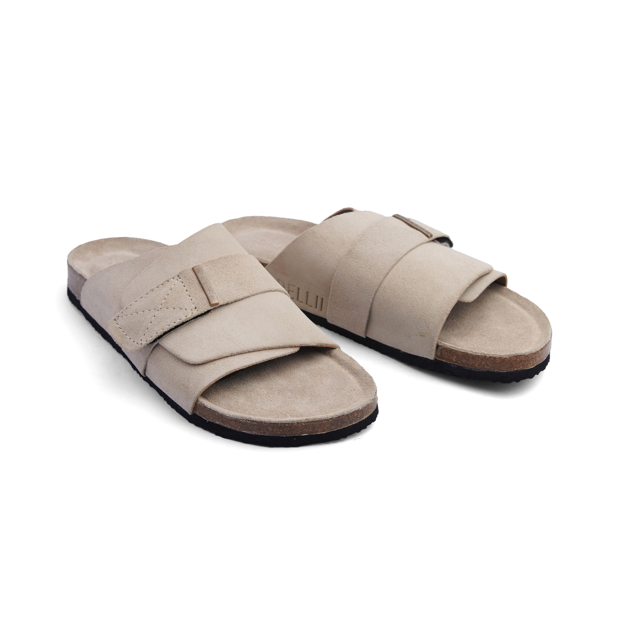 PELLII Kyoto - Beige Suede Sandal