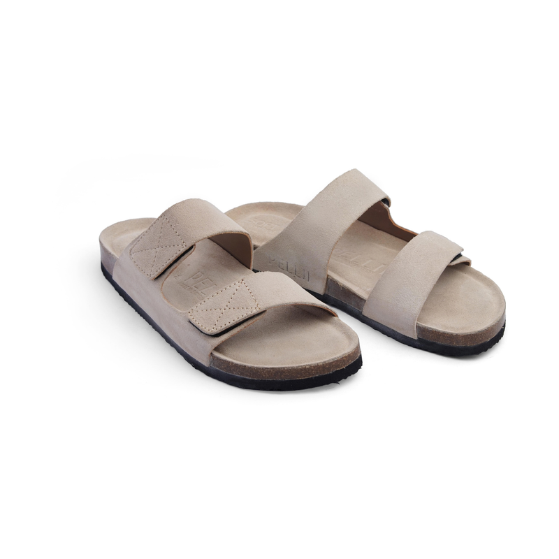 PELLII Arizona - Beige Suede Sandal
