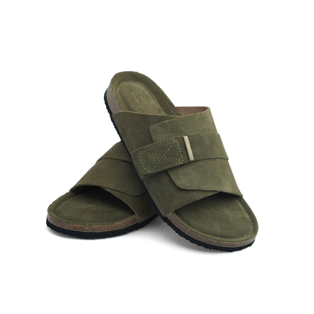 PELLII Kyoto - Olive Suede Sandal