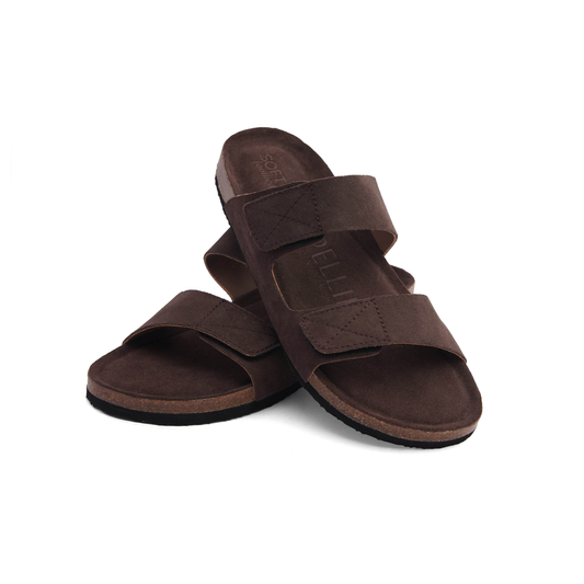 PELLII Arizona - Choco Suede Sandal