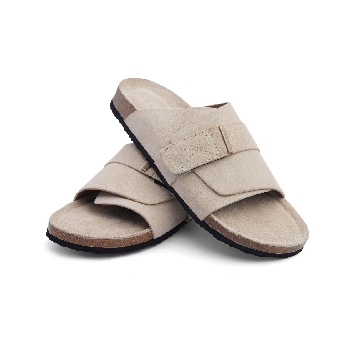 PELLII Kyoto - Beige Suede Sandal
