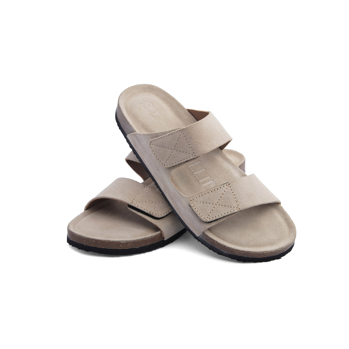 PELLII Arizona - Beige Suede Sandal