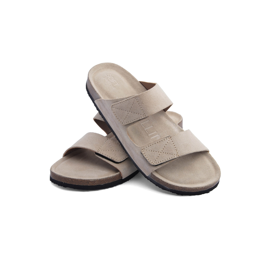 PELLII Arizona - Beige Suede Sandal