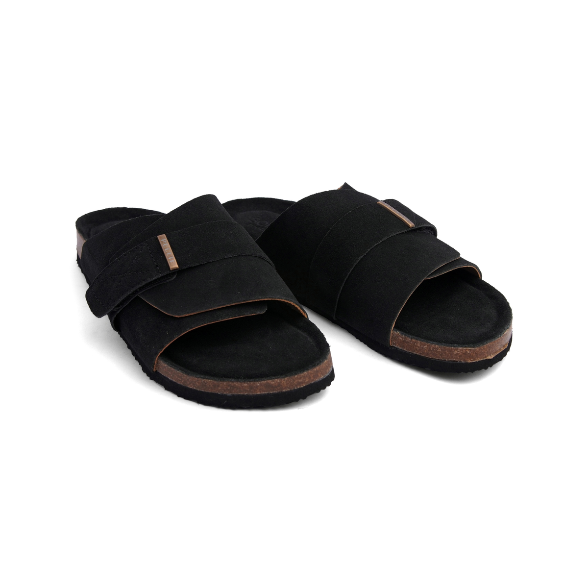 PELLII Kyoto - Black Suede Sandal