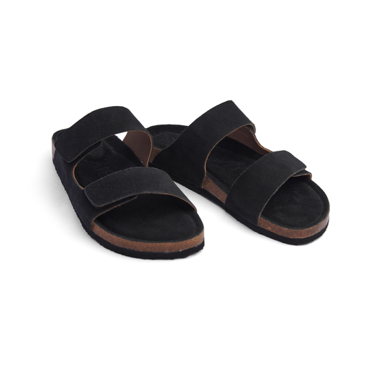 PELLII Arizona - Black Suede Sandal